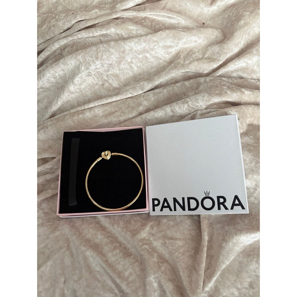 Pandora gold charm bracelet